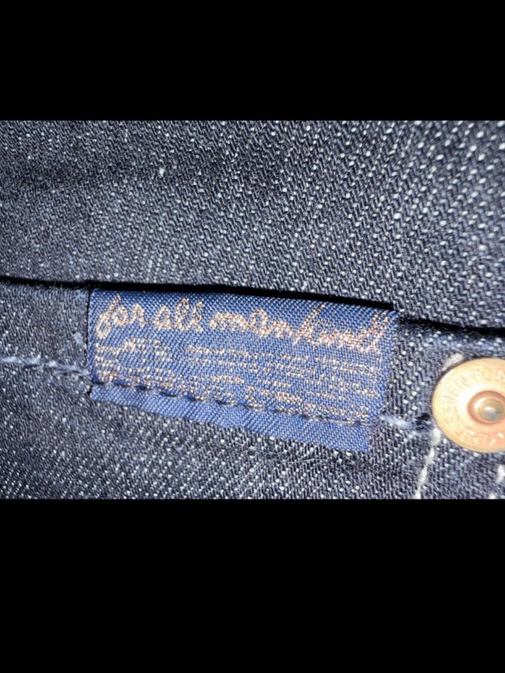 7 For All Mankind Bootcut Women’s Dark Blue Denim Jeans - Classic 5 Pocket NWT - Picture 7 of 10